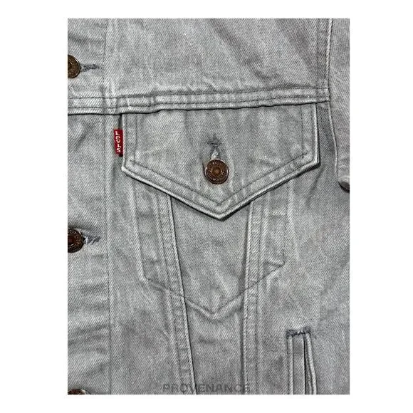 🔴 LEVIS Denim Jacket - Grey 36 - Picture 5 of 8